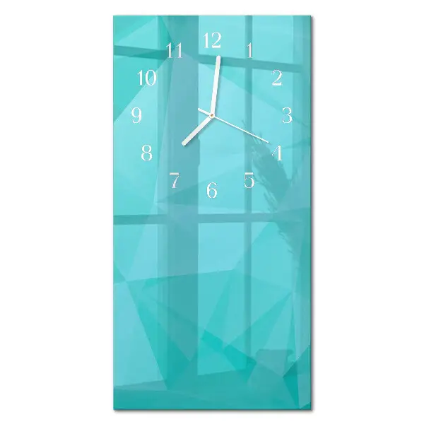 Horloge murale en verre rectangulaire Modèle