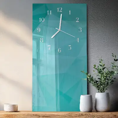 Horloge murale en verre rectangulaire Modèle
