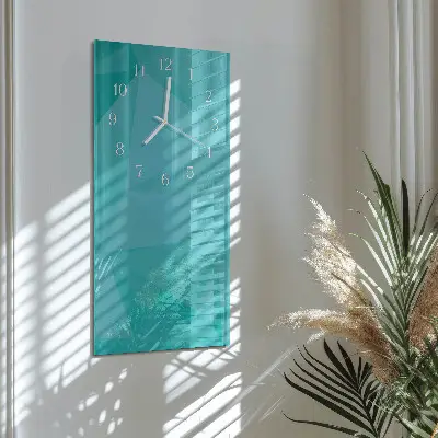 Horloge murale en verre rectangulaire Modèle