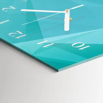 Horloge murale en verre rectangulaire Modèle