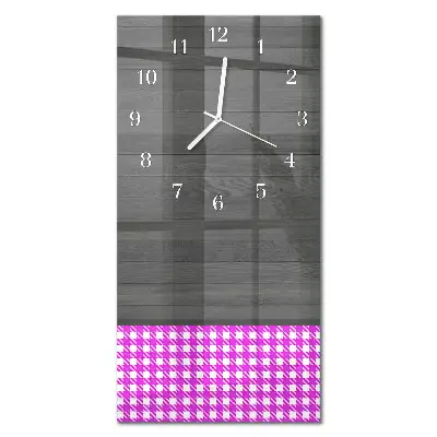 Horloge murale en verre rectangulaire Tableau