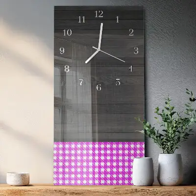 Horloge murale en verre rectangulaire Tableau