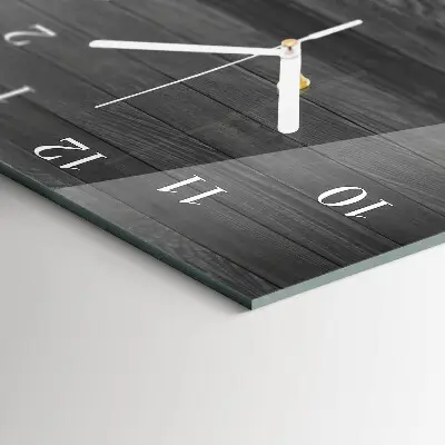 Horloge murale en verre rectangulaire Tableau