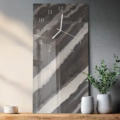 Horloge murale en verre rectangulaire Tableau