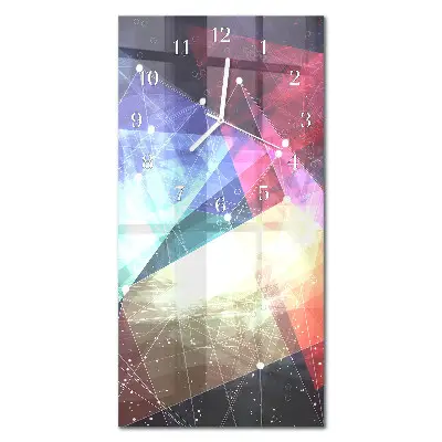 Horloge murale en verre rectangulaire Modèle