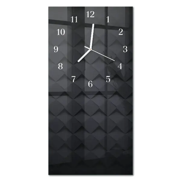 Horloge murale en verre rectangulaire Modèle