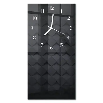 Horloge murale en verre rectangulaire Modèle