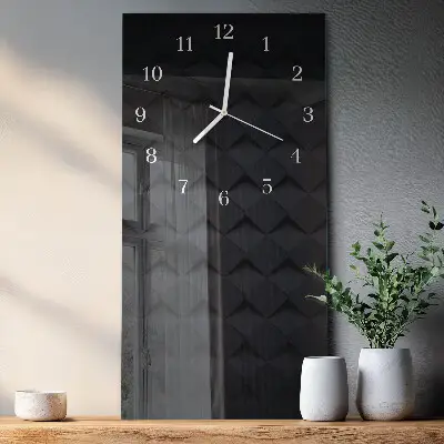 Horloge murale en verre rectangulaire Modèle