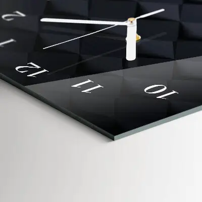Horloge murale en verre rectangulaire Modèle