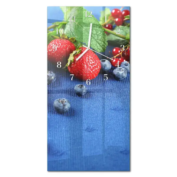 Horloge murale en verre rectangulaire Baie