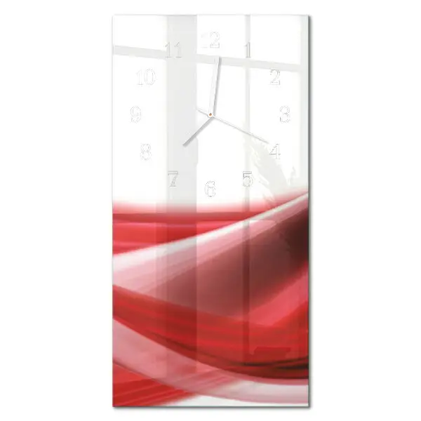 Horloge murale en verre rectangulaire Abstraction