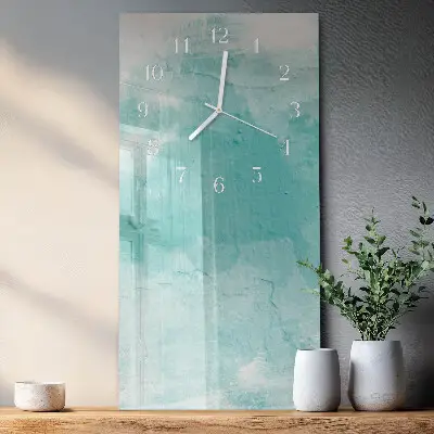 Horloge murale en verre rectangulaire Mur