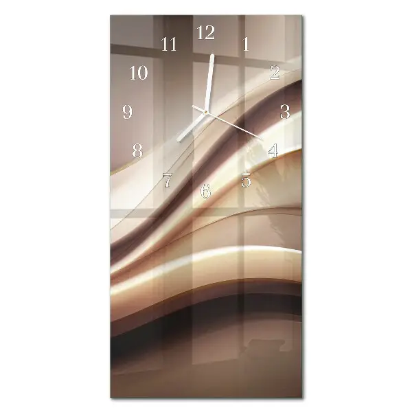 Horloge murale en verre rectangulaire Modèle