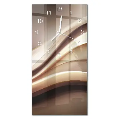 Horloge murale en verre rectangulaire Modèle