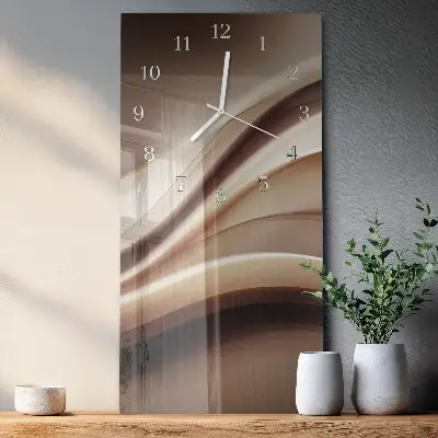 Horloge murale en verre rectangulaire Modèle