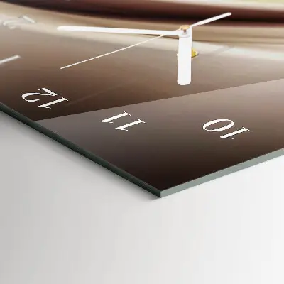 Horloge murale en verre rectangulaire Modèle