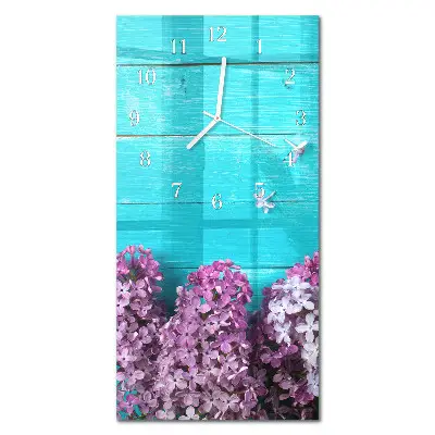 Horloge murale en verre rectangulaire Arbre