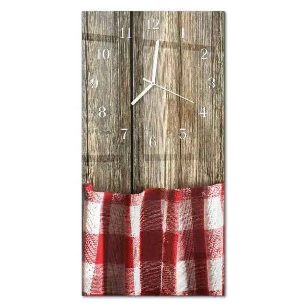 Horloge murale en verre rectangulaire Tableau