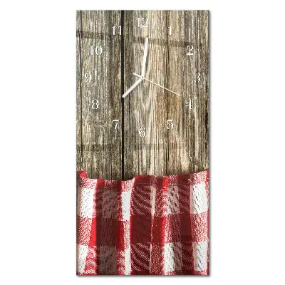 Horloge murale en verre rectangulaire Tableau