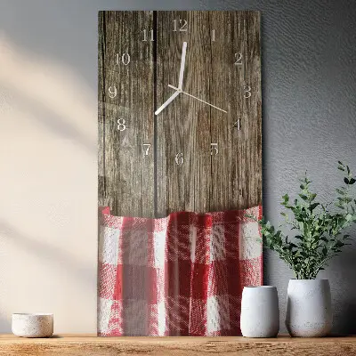 Horloge murale en verre rectangulaire Tableau