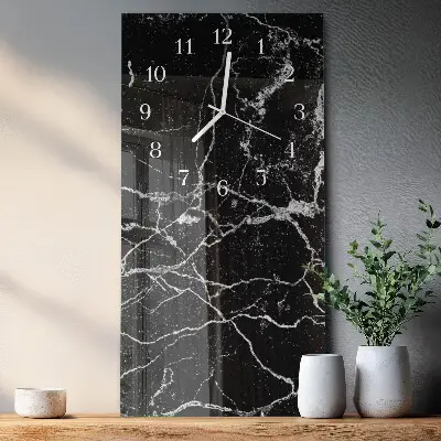 Horloge murale en verre rectangulaire Modèle