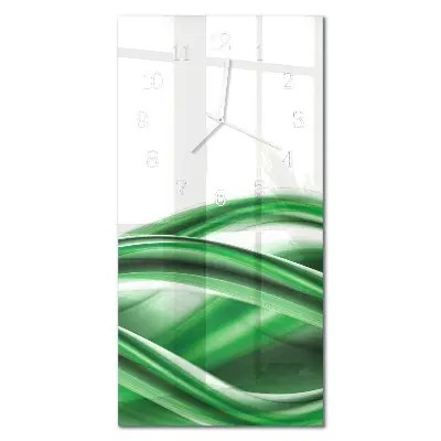 Horloge murale en verre rectangulaire Abstraction