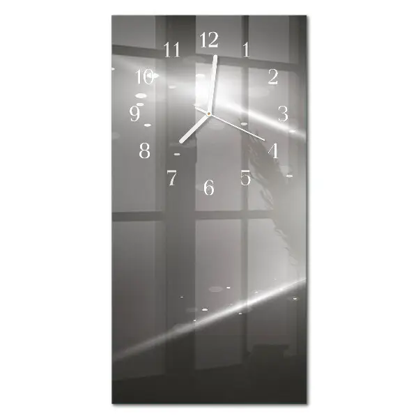 Horloge murale en verre rectangulaire Modèle