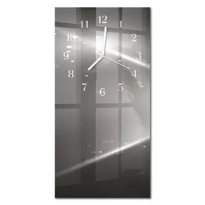 Horloge murale en verre rectangulaire Modèle