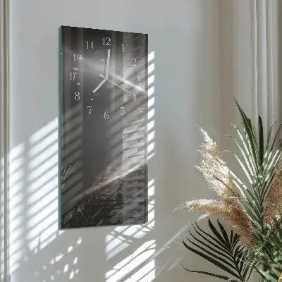 Horloge murale en verre rectangulaire Modèle