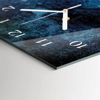 Horloge murale en verre rectangulaire Modèle