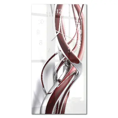 Horloge murale en verre rectangulaire Modèle
