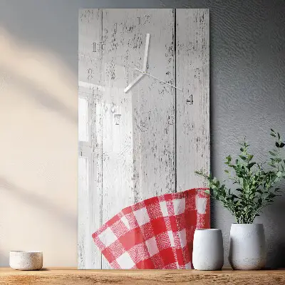 Horloge murale en verre rectangulaire Modèle