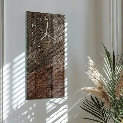 Horloge murale en verre rectangulaire Modèle