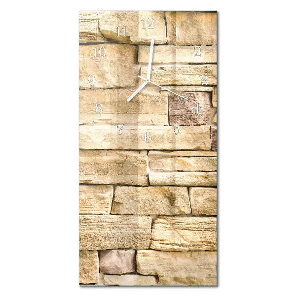 Horloge murale en verre rectangulaire Mur