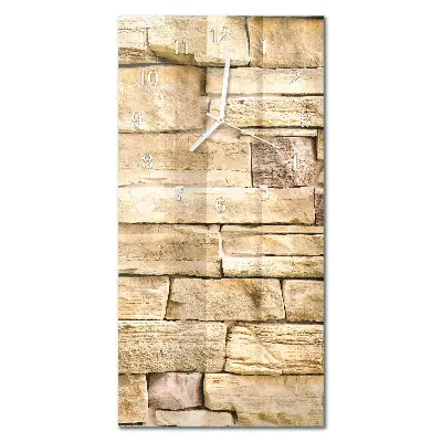 Horloge murale en verre rectangulaire Mur