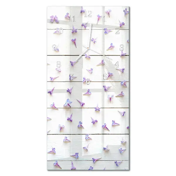 Horloge murale en verre rectangulaire Modèle