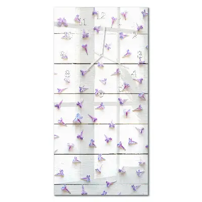 Horloge murale en verre rectangulaire Modèle