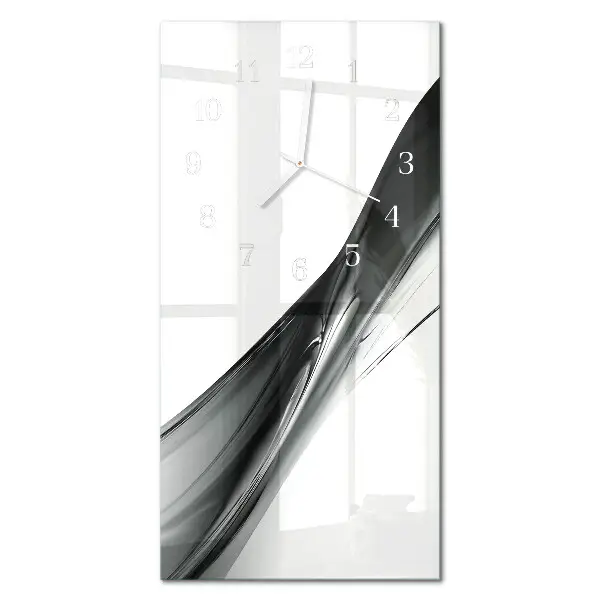 Horloge murale en verre rectangulaire Modèle