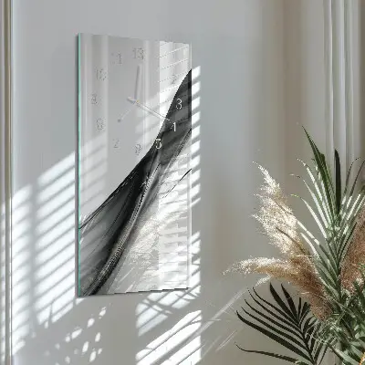 Horloge murale en verre rectangulaire Modèle