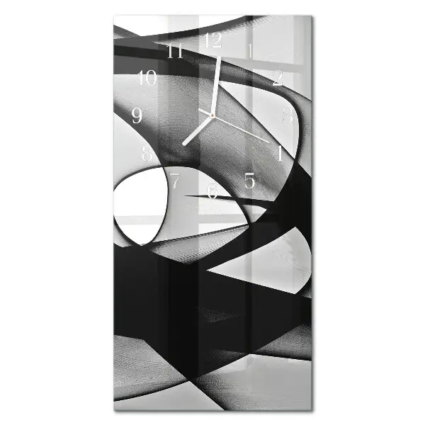Horloge murale en verre rectangulaire Modèle