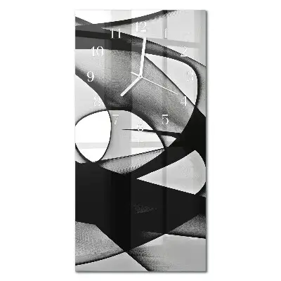 Horloge murale en verre rectangulaire Modèle