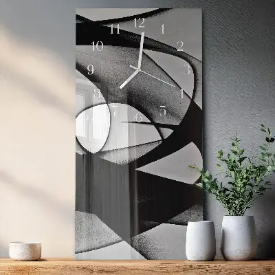 Horloge murale en verre rectangulaire Modèle