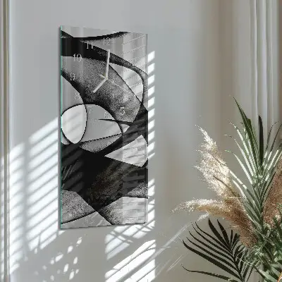 Horloge murale en verre rectangulaire Modèle