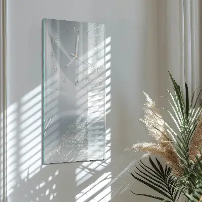Horloge murale en verre rectangulaire Modèle