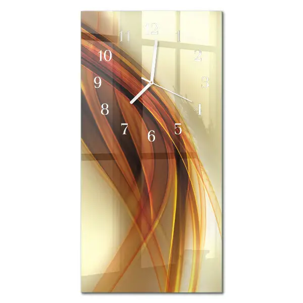 Horloge murale en verre rectangulaire Modèle