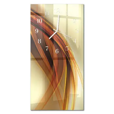 Horloge murale en verre rectangulaire Modèle