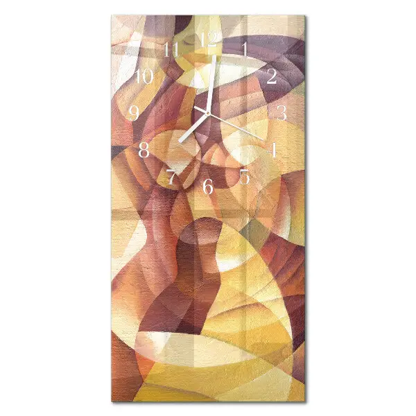 Horloge murale en verre rectangulaire Modèle