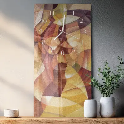 Horloge murale en verre rectangulaire Modèle