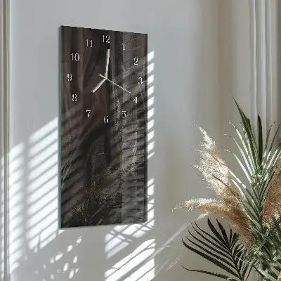 Horloge murale en verre rectangulaire Velours