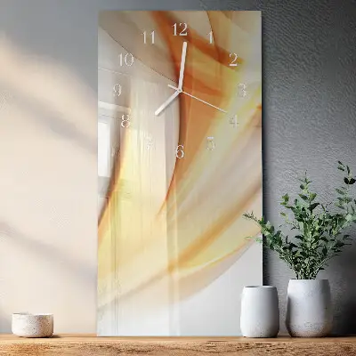 Horloge murale en verre rectangulaire Modèle
